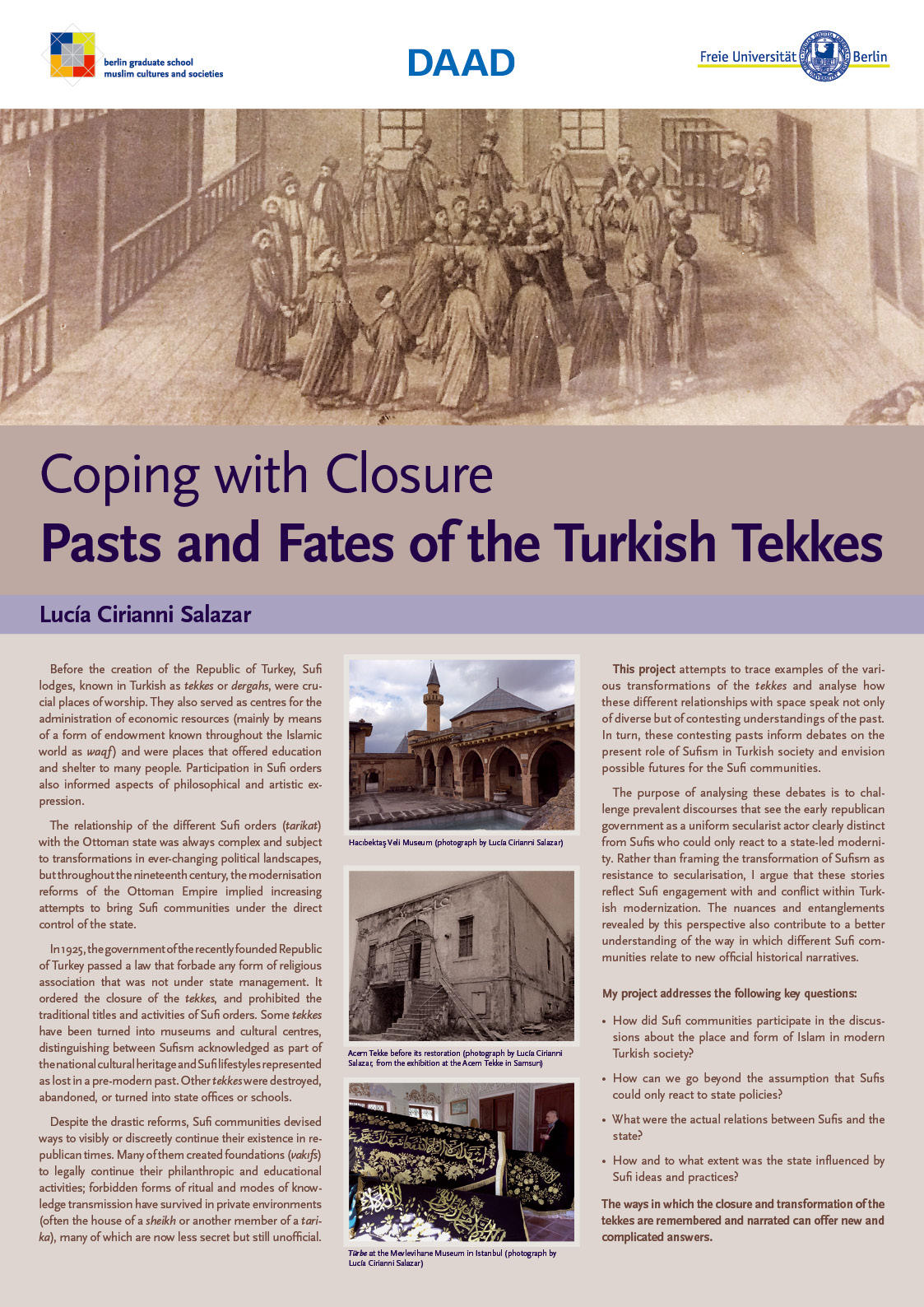 Eva Marie Kogel • Berlin Graduate School Muslim Cultures and Societies