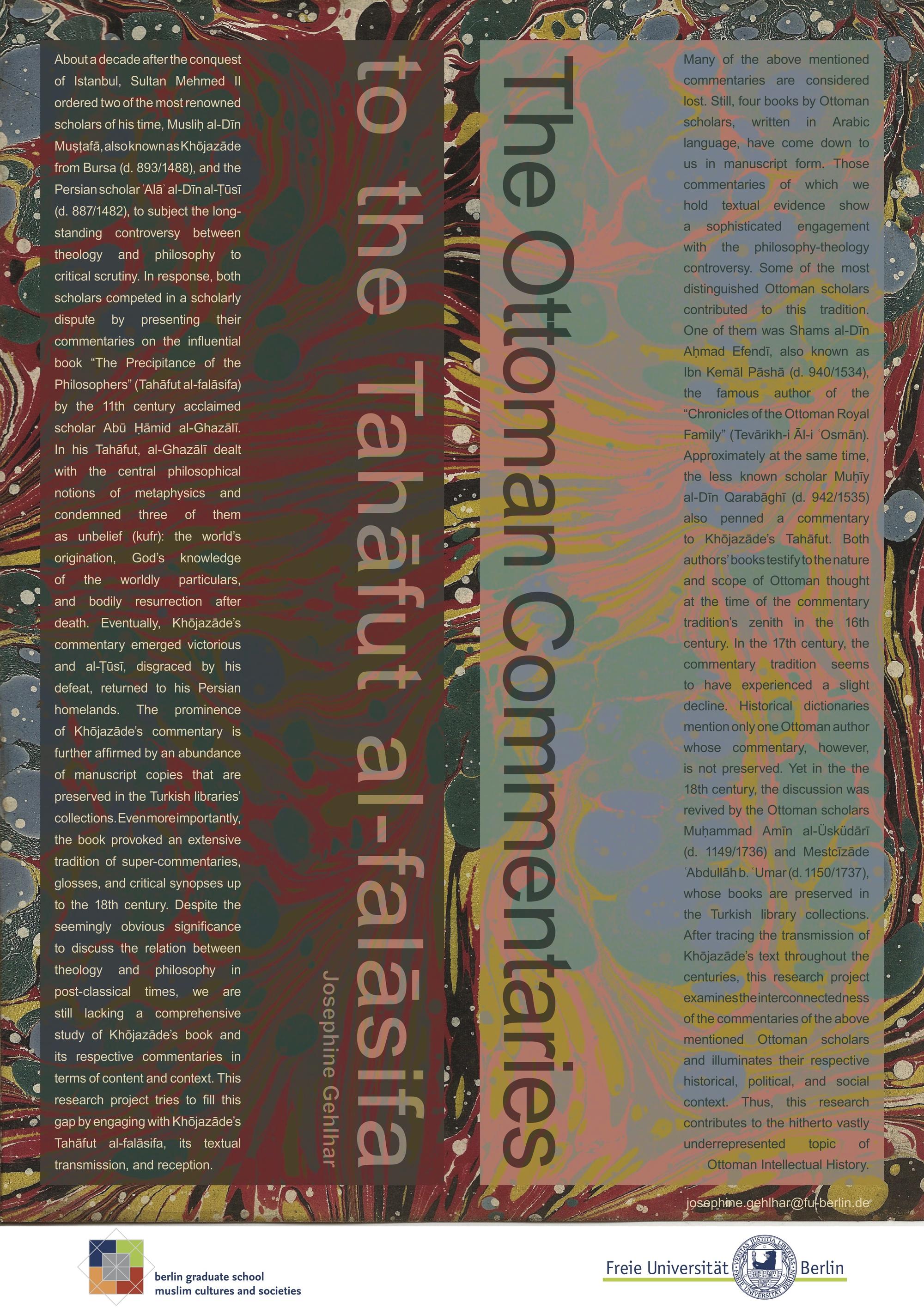 Eva Marie Kogel • Berlin Graduate School Muslim Cultures and Societies