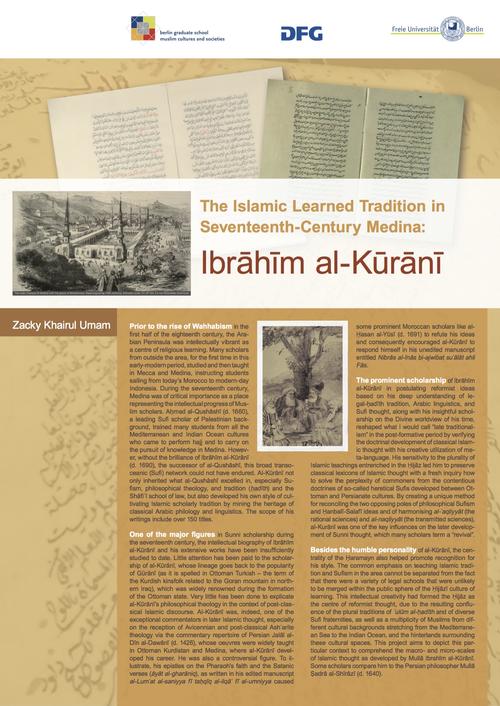 Zacky Khairul Umam: "Master of Two Oceans: Mulla Ibrahim al-Kurani (d. 1690) and the Medinan School for Religious Reformism"