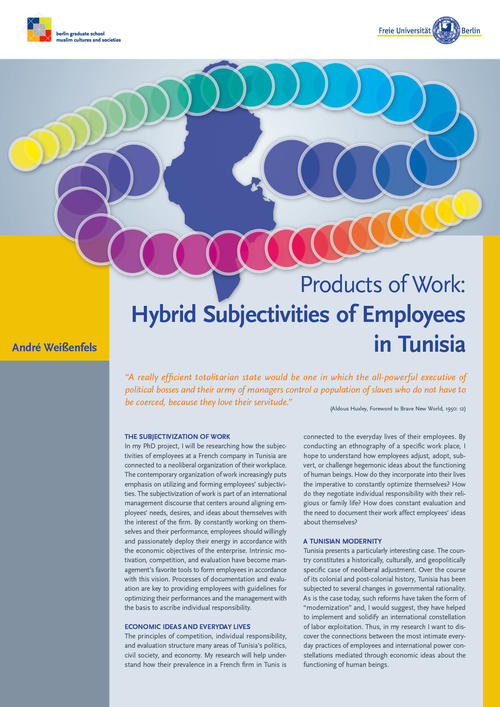 André Weißenfels: "Products of Work: Hybrid Subjectivities of Employees in Tunisia"