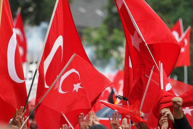 Erdoğan Demo in Köln, 2016. CC BY 2.0 Image by Andreas Trojak